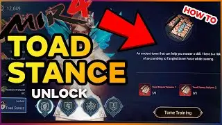 Mir4 How to Unlock Toad Stance Tagalog Tutorial Volume 1 and 2