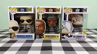 NEGATIVE MAN, ROBOTMAN & MR. NOBODY / DOOM PATROL FUNKO POP UNBOXING
