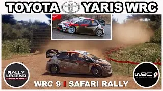 The new rally of WRC 9: Safari Rally Kenya / Toyota Yaris WRC