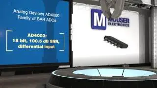 Analog Devices AD400x 16-/18-Bit SAR ADCs - New Product Brief | Mouser Electronics