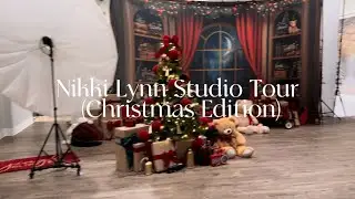 Christmas Mini Session Studio Tour (Kitchen, Living Room + Outdoor Sets) | Nikki Lynn Photography