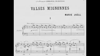 Marie Ja&euml;ll - Valses mignonnes for piano (with score)