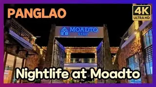 Nightlife at Moadto Strip Mall  Panglao Bohol Evening Tour