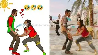 Rowdy Baby Song Funny Drawing Meme 🤣🤣🤣 | Maari 2 | Dhanush, Sai Pallavi | Comedy Video