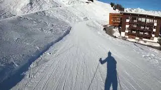 Piste Samba and Lovatiere Red Runs  La Plagne/Paradiseski Plagne 2000 area