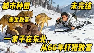 《一家子在东北，从66年打猎致富》年代#重生#打猎# 楚自横前世自暴自弃害的妻女惨死。 这也致使他孤寡一生，带着遗憾离世。 却没想到，再睁眼，他重生了，而且还是回到了六十年前那个物资匮乏的年代。