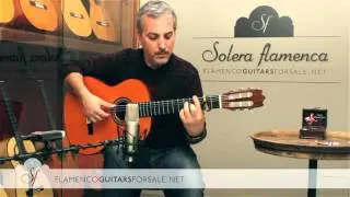 Pedro de Miguel 2002 flamenco guitar for sale played by Pedro Javier Gonz&aacute;lez