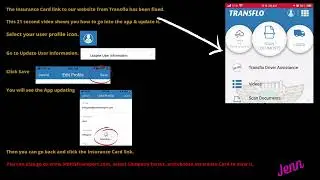 Smith Transport  -  Transflo Mobile App to view Insurance Card