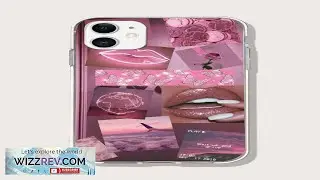 Apple Vintage Y2k Pink Aesthetic Collage Phone Case Compatible With IPhone
