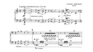 L. Saminsky - Three Shadows, Op. 41 (Jascha Nemtsov, piano)