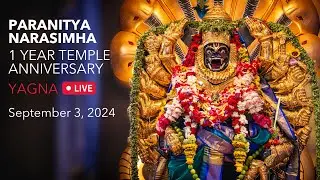 LIVE YAGNA | Paranitya Narasimha Temple Anniversary Celebration