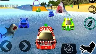 Floating Water Surfer Car Driving - Beach Racing - Best Android IOS Gameplay