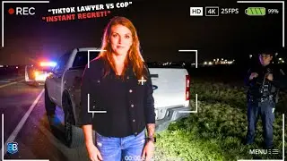 TikTok Lawyer Arrested by No-Nonsense Cop | DUI Arrest Bodycam