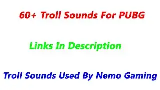[No Copyright]60+ sound effects|memes|pubg troll|mega sfx pack
