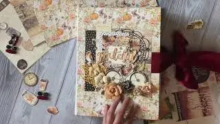 Семейный альбом с поп-ап элементами Amber Moon Prima Marketing | Скрапбукинг | Family album