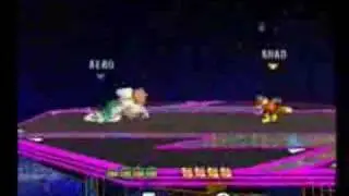 Aero(kirby,IC) VS. Samigi(fox) & Shadigi (fox)
