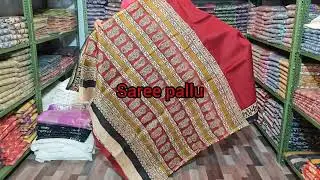 Bagru hand block printed chanderi silk saree#real #status #video #shortvideo #facebook #fashion 