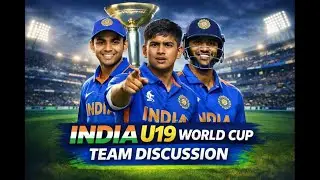 India U19 team discussion for the U19 WC | Cricket Discussions | V Manjunath & Varun Giri