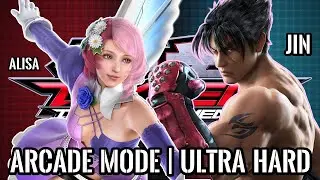 TEKKEN TAG TOURNAMENT 2 | ARCADE MODE | ALISA BOSCONOVITCH & Jin Kazama | ULTRA HARD | 4K 60FPS