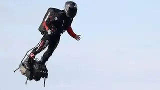 L'impresa dell'uomo volante Franky Zapata