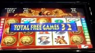 ROMAN TRIBUNE Slot Machine $2 BET 32 Spin BONUS + Retrigger