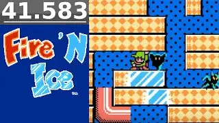 Fire 'N Ice (NES) 6-10 Speedrun: 41.583 (World Record)