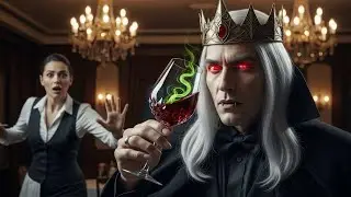 Официантка молча переложила ему стакан — Король вампиров наблюдал за этим, понимая, что она спасла..
