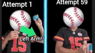 CAN I THROW 45 MPH WITH MY LEFT ARM? #baseball #baseballlove #ingodwetrust #pitching 