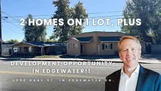 Unbelievable $550K Deal! Two Homes + Multifamily Zoning in Edgewater, CO!