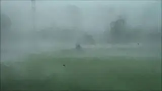 Hurricane Irma in the eye wall