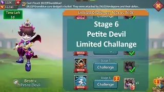lords mobile Petite Devil Stage 6 | Limited Challenge Trick vs Trick Stage 6 | Beatrix stage 6