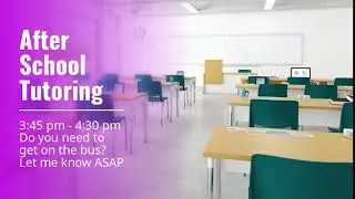 After School Tutoring