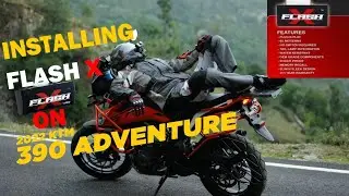 Installing FlashX | KTM ADV 390 | Tail light and indicator flashing module 🔥