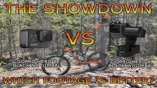 GoPro Hero 8 Test// No Gimbal vs Gimbal MTB