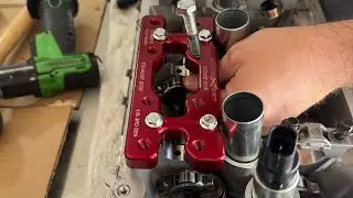 Coyote spring swap. PAC 1281x #ford #hellion #fast #builtnotbought #garage #nevergiveup r
