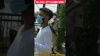 Help4All app Kashmir wing Distribution in dal lake Srinagar fir shikara riders.