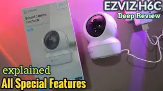 Распаковка и подробный обзор камеры видеонаблюдения EZVIZ H6C | Объяснение всех особенностей