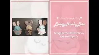 Beginner friendly crochet Easter bunny | no sew Easter egg crochet tutorial | crochet bow.