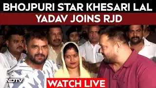 Bihar Elections News LIVE: Bhojpuri Actor-Singer Khesari Lal Yadav, Wife Chanda Join RJD