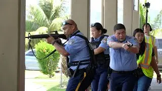 CNMI authorities train to respond in active shooter drill at CNMI schools