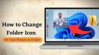 How to Set your Photo In Windows Folder Icon || Namastey-IT