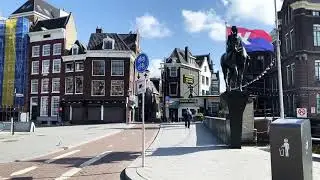 Unusually empty Amsterdam