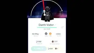 Pok&eacute;mon Go v.s Star Wars (darth vader has been caught!)