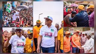 Jubilation, as Peter Obi takes ADC campaign to the street of Abuja for Abuja council candidate 