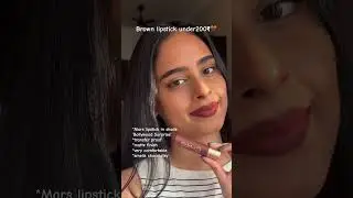 Best Brown🤎lipstick under 200₹-Mars Bollywood Surprise #makeup #browngirlfriendly #budgetfriendly