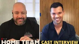 Home Team Cast Interview- Kevin James & Taylor Lautner