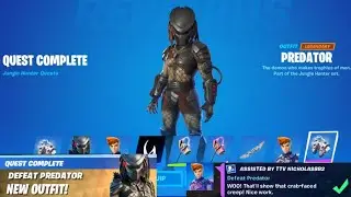 How to Unlock the Predator Skin - How to defeat Predator - Fortnite
