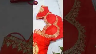 meesho designer blouse l maggam work l Bridal blouses #blousetrend #blouseDesign #shorts #maggamwork
