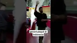detik detik gerard piqu&eacute; memasuki lapangan sepak bola di indonesia #pendekarleague