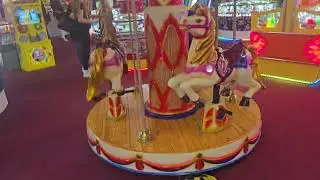 Falgas 1900's Carousel Coin Operated Kiddie ride